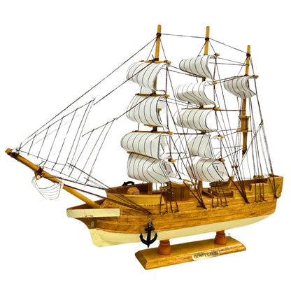 Handmade Confection Model Sea Ship 1G – 38cm with Display Stand, Fully Assembled