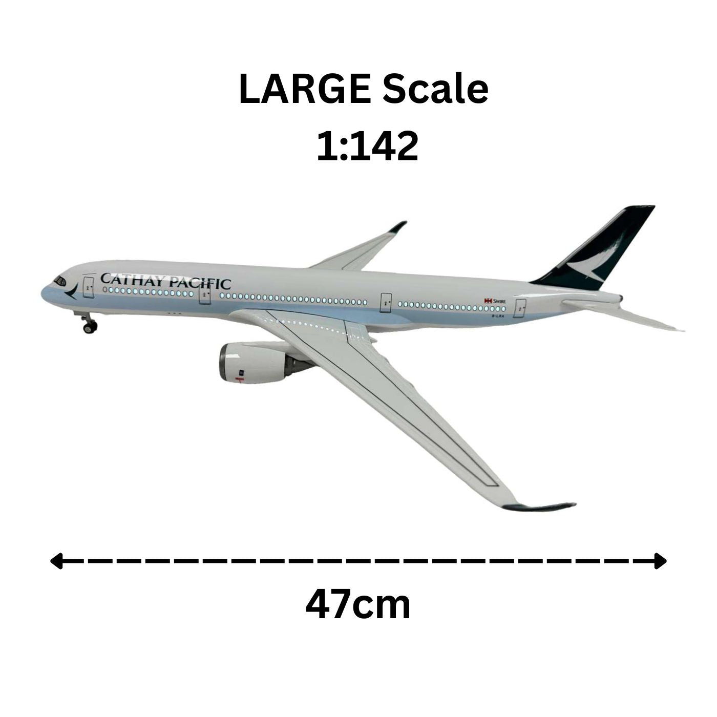 Cathay Pacific Airbus A350 Model Plane Premium Large Scale Ideal Gift