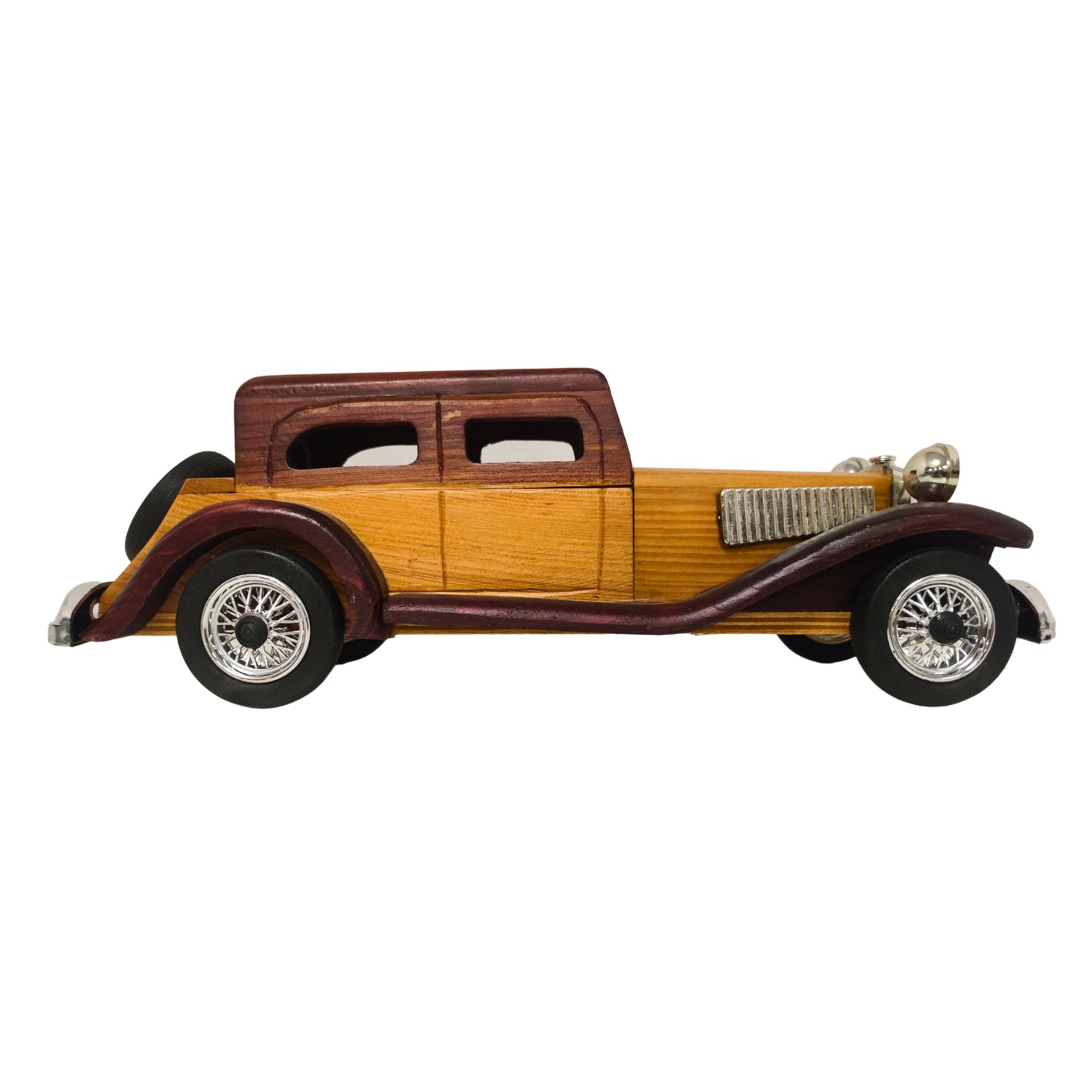 Windsor Cruiser Handcrafted Classic Wooden Car Model – Vintage-Style Collectable