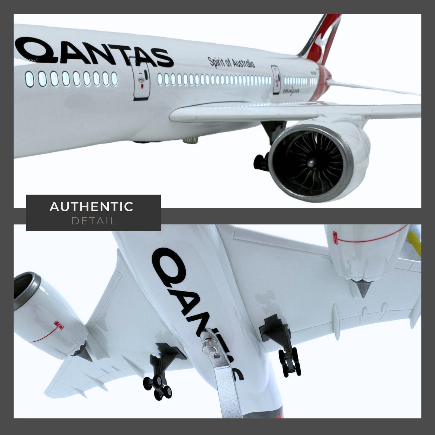 Qantas 787 Model Plane