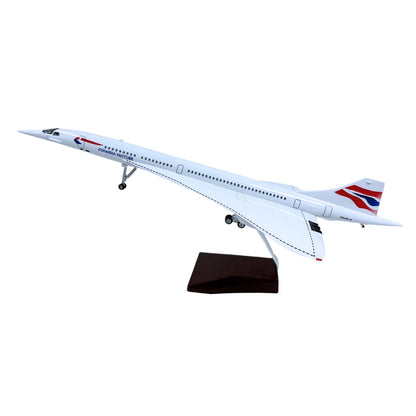 Concorde British Airways BA Diecast Model – Large Scale, Christmas Gift with Display Stand