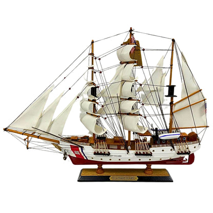 US Coast Guard Model Ship 1H – 65cm Length, Fully Assembled with Stand