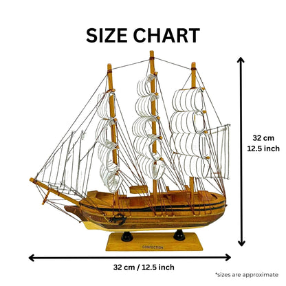 Handmade Confection Ship Model 1X – 31cm High