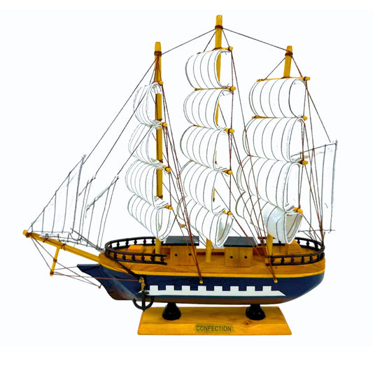 Handmade Ship Model 1J – 32cm Long, 31cm High