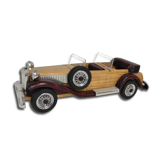 Regal Roadster Handcrafted Classic Wooden Car Model