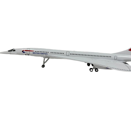 Concorde British Airways BA Diecast Model – Large Scale, Christmas Gift with Display Stand