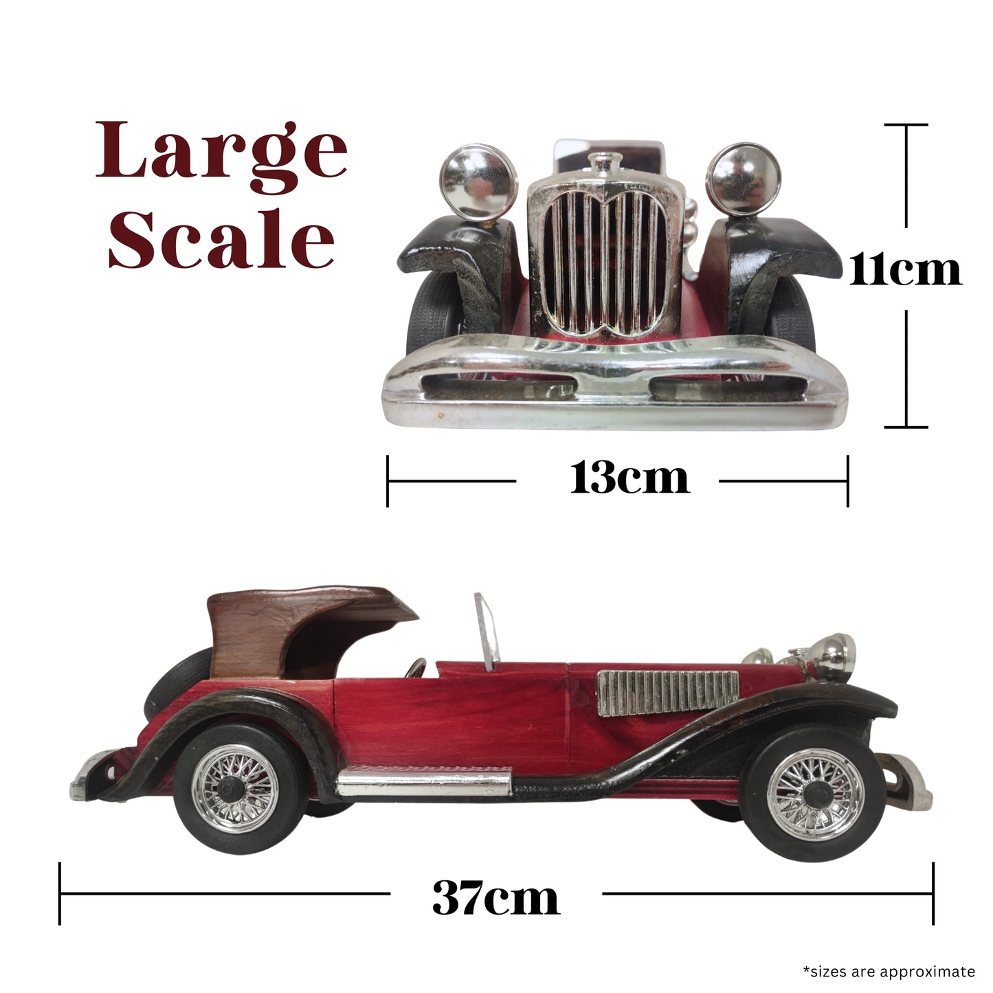 Imperial Model Car Handcrafted Wooden Classic