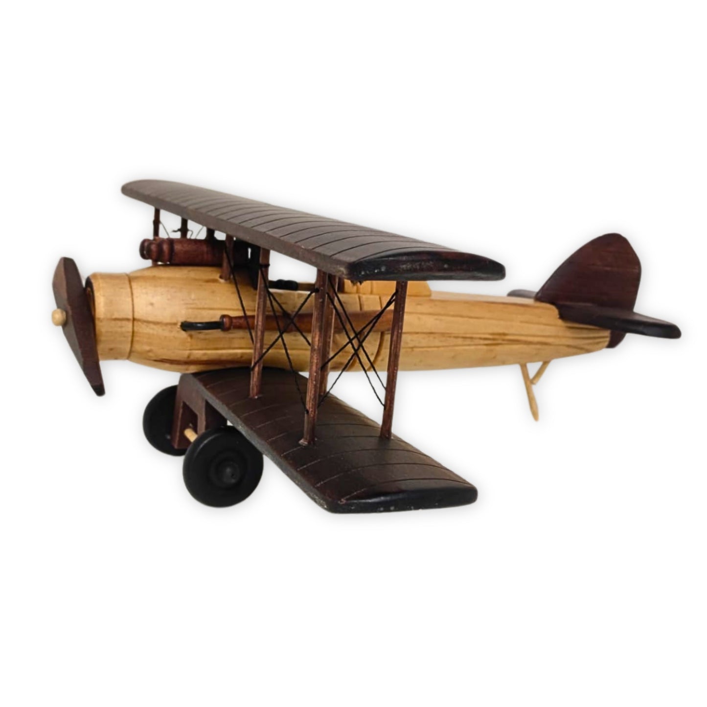 Timber Ace Model Plane Classic Handcrafted Wooden Vintage