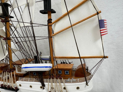 US Coast Guard Model Ship 1H – 65cm Length, Fully Assembled with Stand