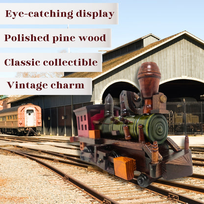 Heritage Train Wooden Model Hand Made